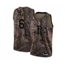 Men's Nike Houston Rockets #6 Tyler Ennis Swingman Camo Realtree Collection NBA Jersey