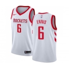 Men's Nike Houston Rockets #6 Tyler Ennis Swingman White Home NBA Jersey - Association Edition