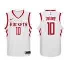 Nike NBA Houston Rockets #10 Eric Gordon Jersey 2017-18 New Season White Jersey