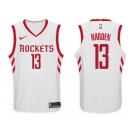 Nike NBA Houston Rockets #13 James Harden Jersey 2017-18 New Season White Jersey