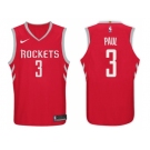 Nike NBA Houston Rockets #3 Chris Paul Jersey 2017-18 New Season Red Jersey