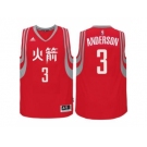 adidas Houston Rockets #3 Ryan Anderson Red Chinese New Year Swingman Jersey