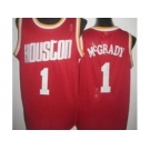 nba Houston Rockets #1 Tracy McGrady Red(Throwback Revolution 30)