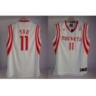 nba houston rockets #11 yao white