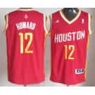 nba houston rockets #12 howard red [swingman revolution 30][number golden]