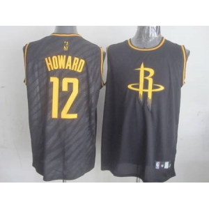 nba houston rockets #12 howard zebra