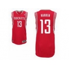 nba houston rockets #13 james harden red[revolution 30 swingman]