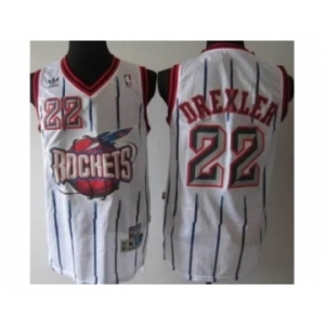 nba houston rockets #22 drexler white[classics]