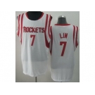 nba houston rockets #7 jeremy lin white[revolution 30]