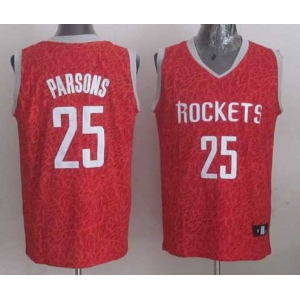 nba jerseys houston rockets #25 parsons red leopard print[2014 new]