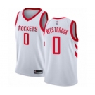 Women's Houston Rockets #0 Russell Westbrook Swingman White Basketball Jersey - Association Edition