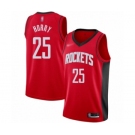 Women's Houston Rockets #25 Robert Horry Swingman Red Finished Basketball Jersey - Icon Edition