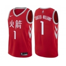 Women's Nike Houston Rockets #1 Michael Carter-Williams Swingman Red NBA Jersey - City Edition