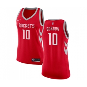 Women's Nike Houston Rockets #10 Eric Gordon Swingman Red Road NBA Jersey - Icon Edition