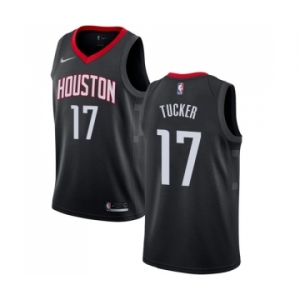 Women's Nike Houston Rockets #17 PJ Tucker Authentic Black NBA Jersey Statement Edition