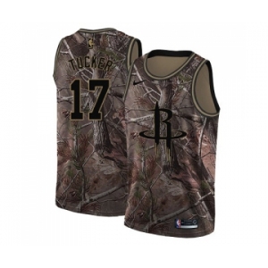 Women's Nike Houston Rockets #17 PJ Tucker Swingman Camo Realtree Collection NBA Jersey