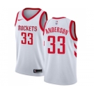 Women's Nike Houston Rockets #33 Ryan Anderson Swingman White Home NBA Jersey - Association Edition