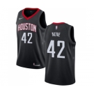Women's Nike Houston Rockets #42 Nene Swingman Black Alternate NBA Jersey Statement Edition