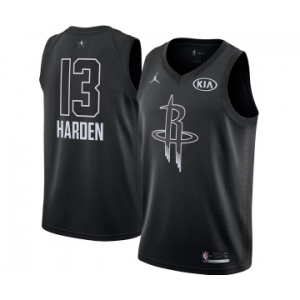 Youth Jordan Houston Rockets #13 James Harden Swingman Black 2018 All-Star Game Basketball Jersey