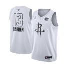 Youth Jordan Houston Rockets #13 James Harden Swingman White 2018 All-Star Game Basketball Jersey