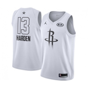 Youth Jordan Houston Rockets #13 James Harden Swingman White 2018 All-Star Game Basketball Jersey