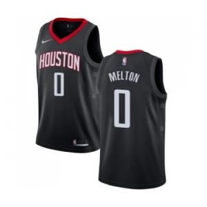 Youth Nike Houston Rockets #0 De'Anthony Melton Swingman Black NBA Jersey Statement Edition
