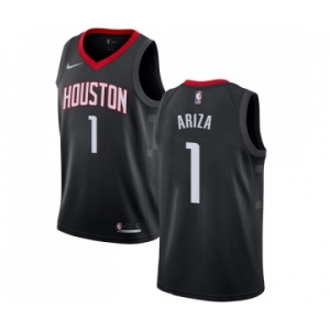 Youth Nike Houston Rockets #1 Trevor Ariza Swingman Black Alternate NBA Jersey Statement Edition