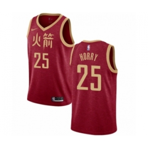 Youth Nike Houston Rockets #25 Robert Horry Swingman Red NBA Jersey - 2018-19 City Edition