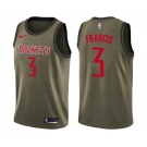Youth Nike Houston Rockets #3 Steve Francis Swingman Green Salute to Service NBA Jersey