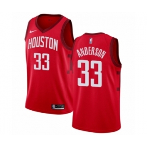 Youth Nike Houston Rockets #33 Ryan Anderson Red Swingman Jersey - Earned Edition