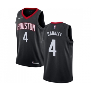 Youth Nike Houston Rockets #4 Charles Barkley Swingman Black Alternate NBA Jersey Statement Edition