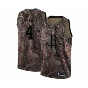 Youth Nike Houston Rockets #4 Charles Barkley Swingman Camo Realtree Collection NBA Jersey