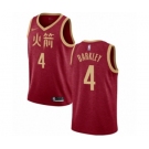 Youth Nike Houston Rockets #4 Charles Barkley Swingman Red NBA Jersey - 2018-19 City Edition