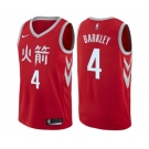 Youth Nike Houston Rockets #4 Charles Barkley Swingman Red NBA Jersey - City Edition