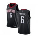 Youth Nike Houston Rockets #6 Vincent Edwards Swingman Black NBA Jersey Statement Edition