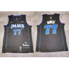 Mavericks 77 Luka Doncic Black Nike 2023-24 City Edition Swingman Jersey