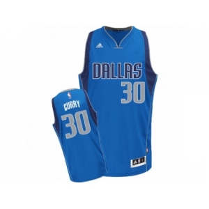 Men Adidas Dallas Mavericks #30 Seth Curry Swingman Royal Blue Road NBA Jersey