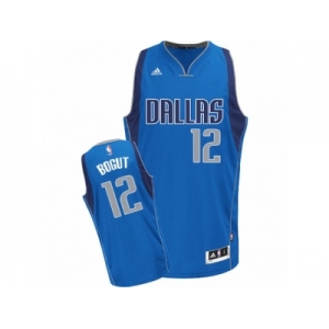 Men's Adidas Dallas Mavericks #12 Andrew Bogut Swingman Royal Blue Road NBA Jersey