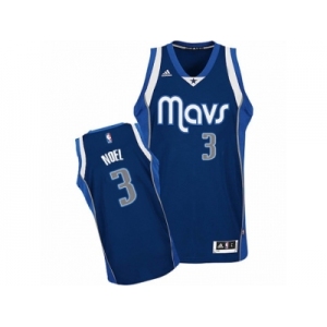 Men's Adidas Dallas Mavericks #3 Nerlens Noel Swingman Navy Blue Alternate NBA Jersey