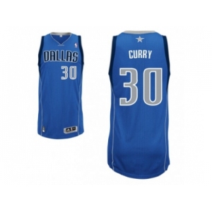 Men's Adidas Dallas Mavericks #30 Seth Curry Swingman Royal Blue Road NBA Jersey