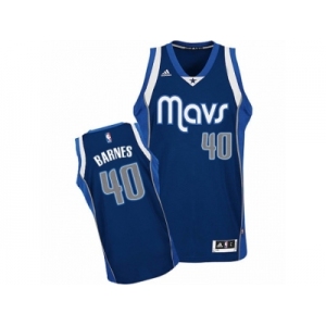 Men's Adidas Dallas Mavericks #40 Harrison Barnes Swingman Navy Blue Alternate NBA Jersey