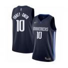 Men's Dallas Mavericks #10 Dorian Finney-Smith Authentic Navy Finished Basketball Jersey - Statement Edition