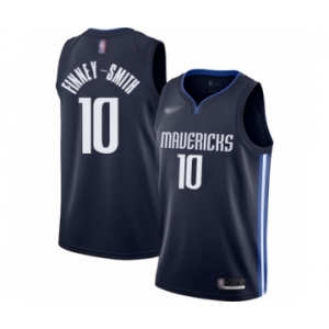 Men's Dallas Mavericks #10 Dorian Finney-Smith Authentic Navy Finished Basketball Jersey - Statement Edition