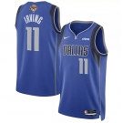 Men's Dallas Mavericks #11 Kyrie Irving Blue 2024 Finals Icon Edition Stitched Basketball Jersey