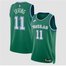 Men's Dallas Mavericks #11 Kyrie Irving Green 2025 Classic Edition Stitched Basketball Jersey