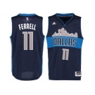 Men's Dallas Mavericks #11 Yogi Ferrell adidas Navy Swingman climacool Jersey