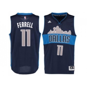 Men's Dallas Mavericks #11 Yogi Ferrell adidas Navy Swingman climacool Jersey