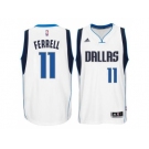 Men's Dallas Mavericks #11 Yogi Ferrell adidas White Swingman climacool Jersey