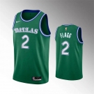 Mens Dallas Mavericks #2 Cooper Flagg Nike Green Classic Edition Jersey