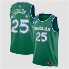 Men's Dallas Mavericks #25 P.J. Washington Green 2025 Classic Edition Stitched Basketball Jersey
